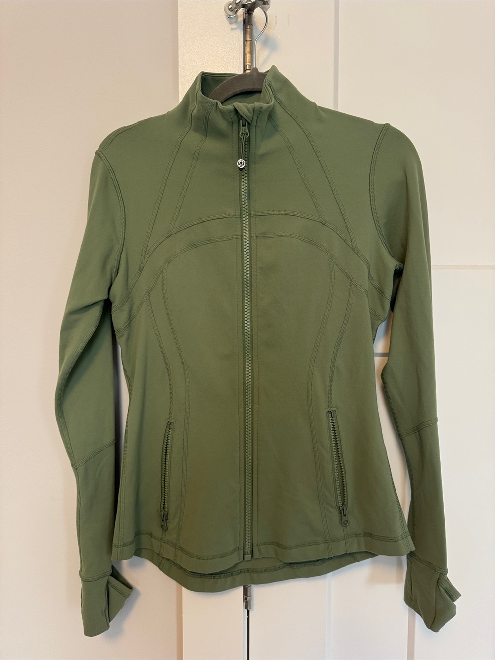 lululemon athletica Olive Green Zip-Up Active Jacket